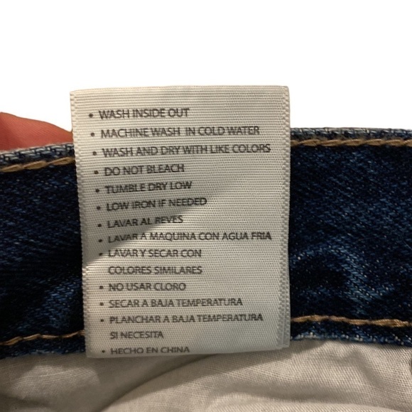 KANCAN High Waist Ripped Mom Jeans NWT - Picture 15 of 16